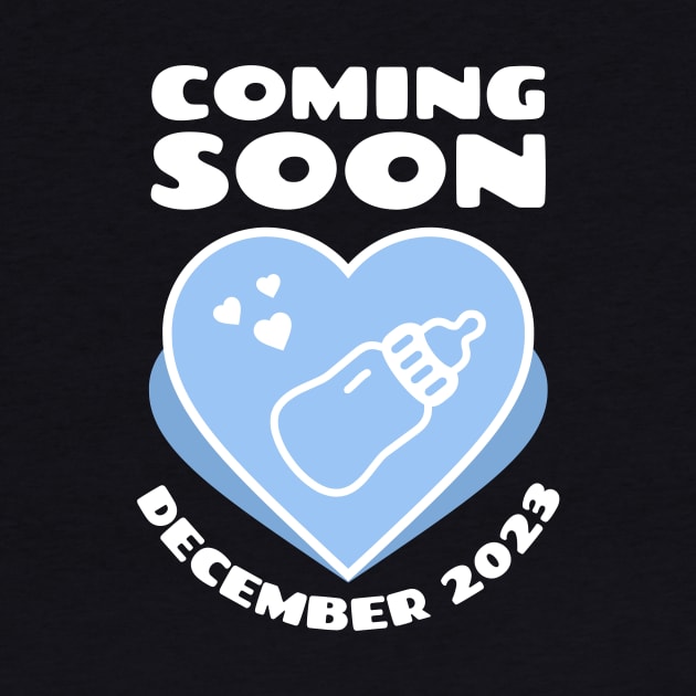 Baby Announcement. Feeding Bottle. December 2023 by KOTYA